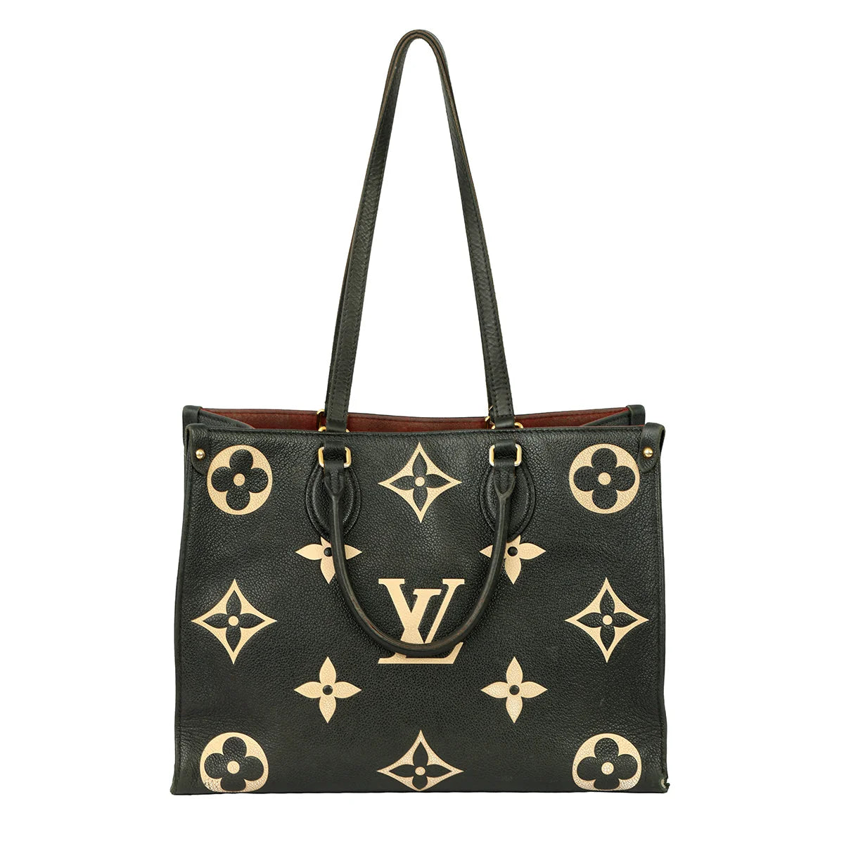 LV OnTheGo MM Bi-Colour Monogram-Inspired Luxury Tote Bag