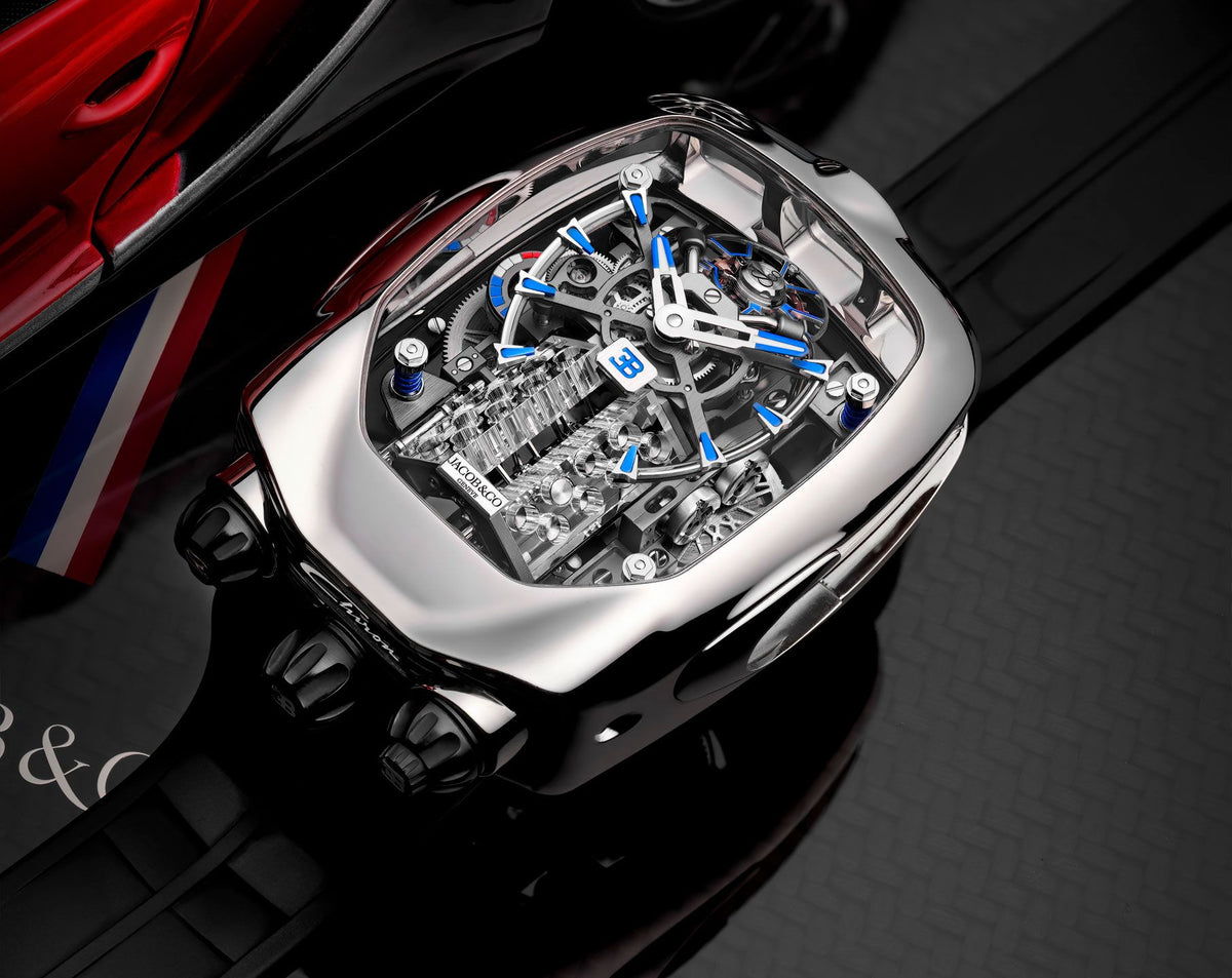 J&C Bugatti Chiron-Inspired Tourbillon Mechanical Watch