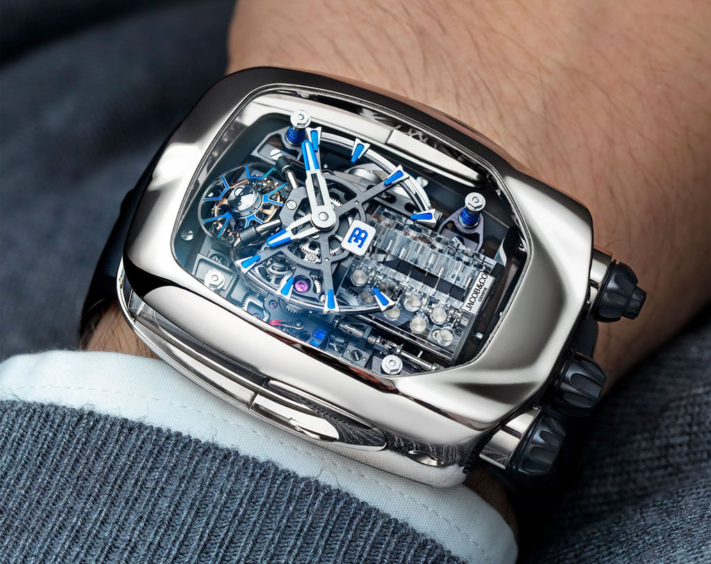 J&C Bugatti Chiron-Inspired Tourbillon Mechanical Watch