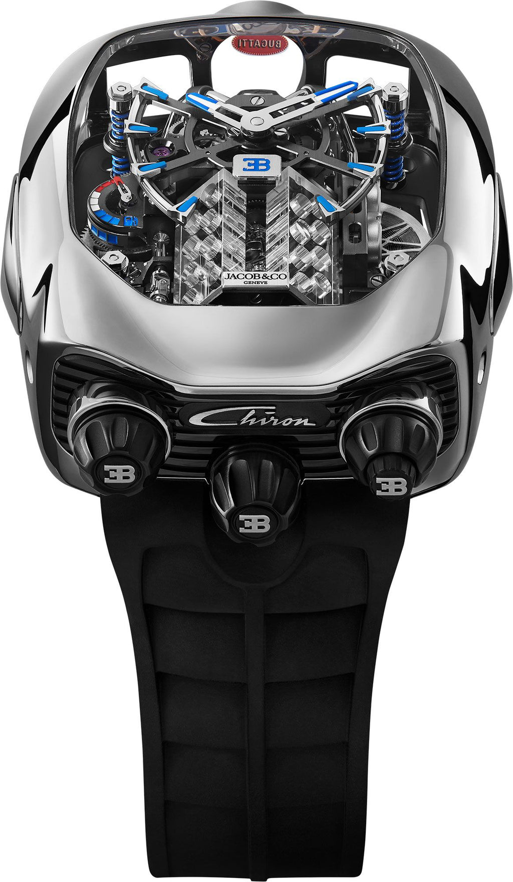 J&C Bugatti Chiron-Inspired Tourbillon Mechanical Watch