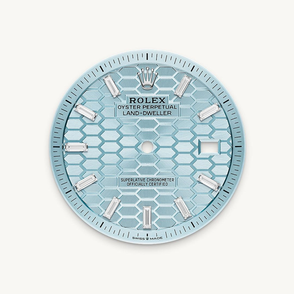 RLX Land-Dweller 40 Platinum & Diamond-Inspired Automatic Watch