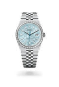 RLX Land-Dweller 40 Platinum & Diamond-Inspired Automatic Watch